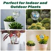 2 Pcs Glass Self Watering Globes, Iridescent Automatic Plant Waterer