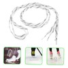 SUPVOX 1 Pair Waxed Hockey Sports Shoelaces Durable Flat Laces