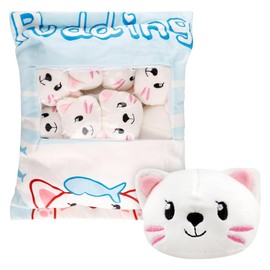 Thyonta Removable Creative Plush Snack Pillow Style Cartoon Bag Snack Dolls Suitable for Bedroom Office Home Gift（F）