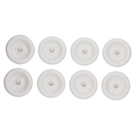 8-Pack WD35X21038 Lower Rack Wheel Kit Replacement for General Electric GLD4456R00CS Dishwasher - Compatible with WD35X21038 Lower Rack Roller Wheel - UpStart Components Brand