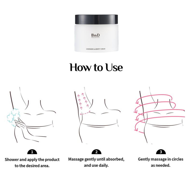 BnD Underarm Cream 3.5oz