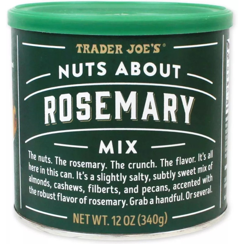 Trader Joe's Nuts About Rosemary Mix Limited Seasonal Edition 12