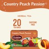 Celestial Seasonings Country Peach Passion Herbal Tea, Caffeine Free, 20
