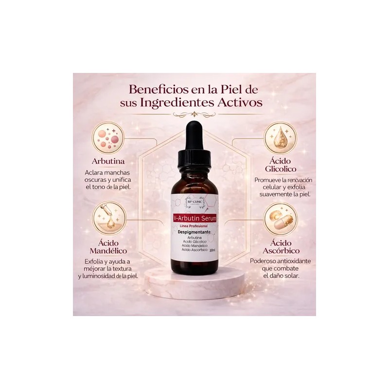 V-arbutin Serum Despigmentante Manchas Ac Glicolico Arbutina