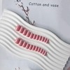 Rose Pink Press on Nails Medium Square, SXVME Natural Acrylic