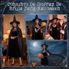 SlowTon Accesorios de Disfraz de Bruja para Mujeres