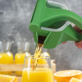 HOLIDYOYO Lemon Squeezer Hand Press Lemon Squeezer in Premium Manual Citrus Juicer Heavy Juicer Manual Lemon Squeezer for Kitchen Bar Restaurant Dishwasher Safe Pack of 2