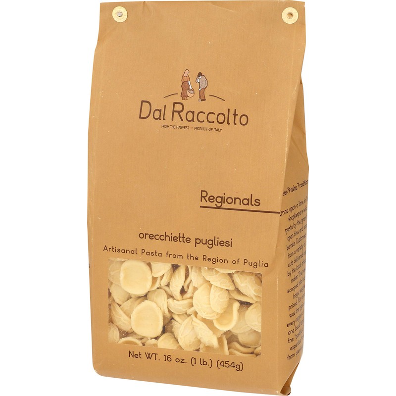 Dal Raccolto Pasta - Orecchiette Pugliesi, 1 lb Bag