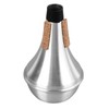 Trumpet Practice Mute Lightweight Aluminum Alloy Soft Cork Noise Reduction