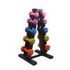 POWERT HEX Neoprene Dumbbell |Coated Colorful Hand Weights in Pair