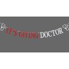 Sliver Glitter It's Giving Doctor Banner, Congrats Doctor/Class of 2024/Happy