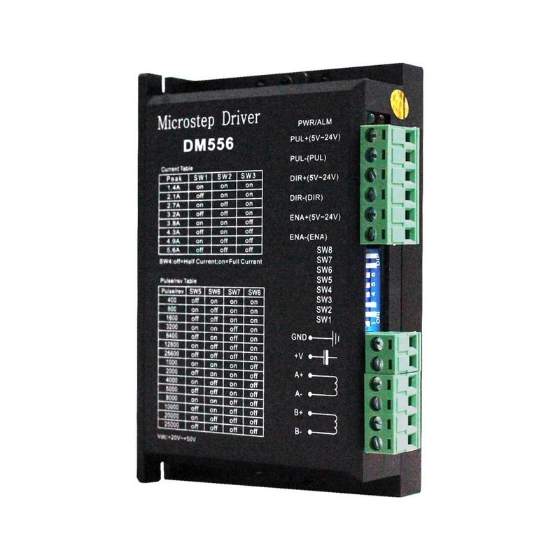 DM556 Stepper Motor Driver, DC 20-50V 5.6A DSP Digital Stepper