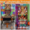 Hermosa Ofrenda Día De Muertos Altar Frase Con Decoración Y