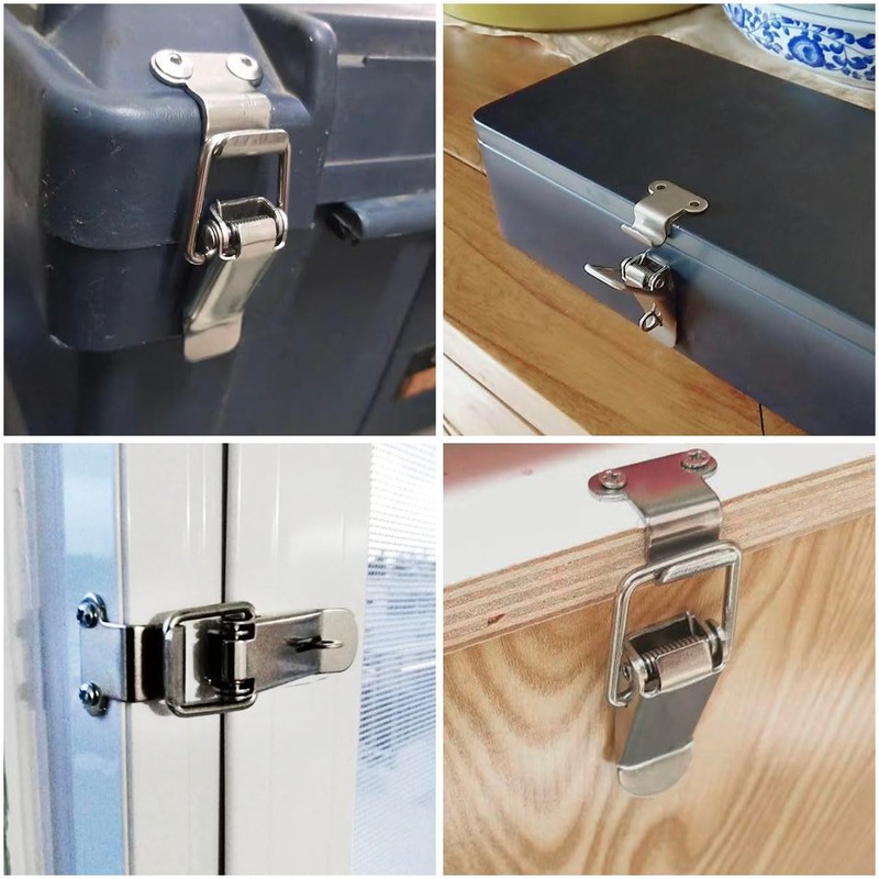 ITROLLE 4PCS 58mm 90 Degree Right Angle Latch Stainless Steel
