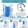 NJDGF Evaporative Cooling Vest for Men Women: Water Activated Ice
