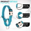 Reflective Martingale Collar with Metal Quick Release Buckle