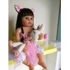 Muñecas Reborn De Silicona De Cuerpo Completo De 55 Cm