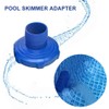 Blue Replacement Pool Adapter for Intex Deluxe Surface Skimmer Wall