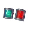 Boat 12V/24V Navigation Signal Light, IP66 Waterproof LED Indicator Red