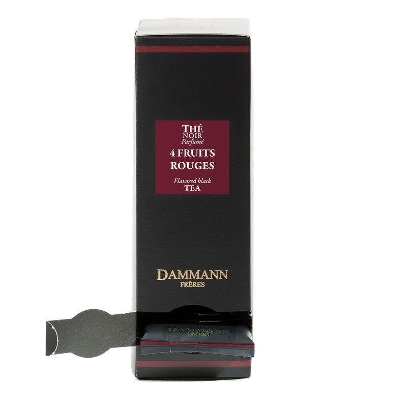 Dammann Freres Sachets, Quatre Fruits Rouges Tea Bags, Premium Gourmet