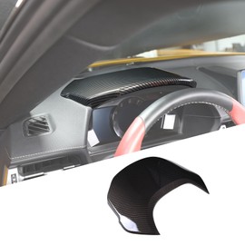 Center Console Dashboard Trim Cover Fit for Toyota Supra GR A90 A91 MK5 2019-2025, ABS Dash Panel Trim Cover, Console Panel Trim Cover Bezel, 1PCS, Carbon Fiber Pattern