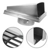TEHAUX Stainless Steel Square Exhaust Vent Cover Rainproof Design for