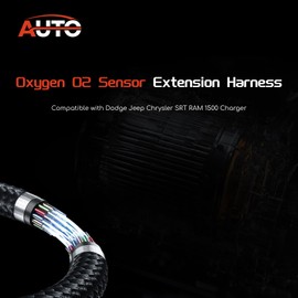AUTO OCCASION O2 Oxygen Sensor Extension Harness 12.99‘’ Compatible with Dodge Jeep Chrysler SRT RAM 1500 Charger 2 Pack