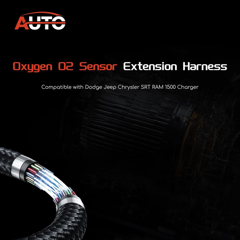 AUTO OCCASION O2 Oxygen Sensor Extension Harness 12.99‘’ Compatible with