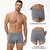 Battewa Cotton Incontinence Underwear for Men Front Absorbent Protective Boxer