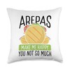 Arepa Maker Arepas Grill Venezuelan Snacks Arepa Flour Throw Pillow