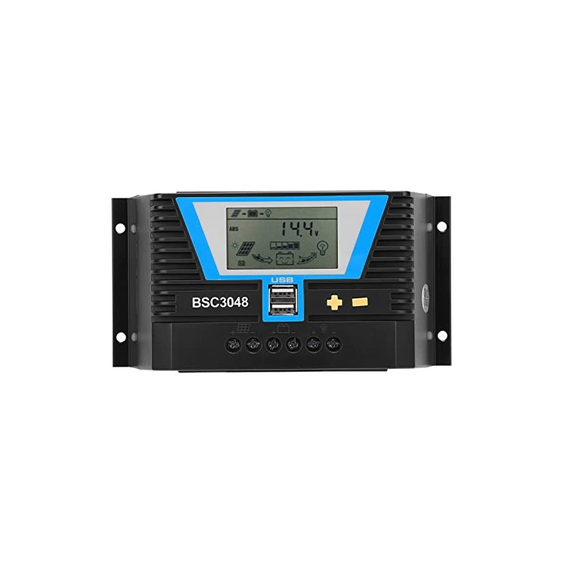 30A Solar Charge Controller BSC3048 12V/24V/36V/48V, Intelligent Detection