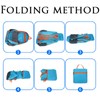 LOVEHERAU Ultralight Hiking Backpack, Unisex Foldable Shoulders Waterproof Hikers Mountaineering