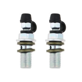 OTOTEC 2 Sets M10 x 1.25 mm Motorcycle Hollow Screw with Bleed Nipple Master Brake Cylinder Brake Caliper Ventilation Screw Nipple Upper and Lower Car Pump Brake Exhaust Screw