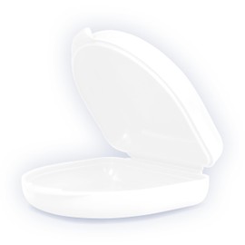 wellsamed KFO Classic White Rail Box for Storing Braces or Splints