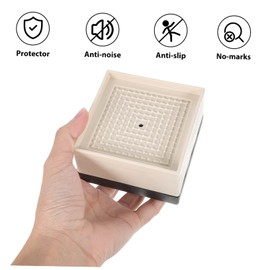 Tofficu 4pcs Furniture Protection Covers for Washer Furniture Feet Durable Sliders Protectors for Hardwood Floors Prevent Moisture Damage for Chairs