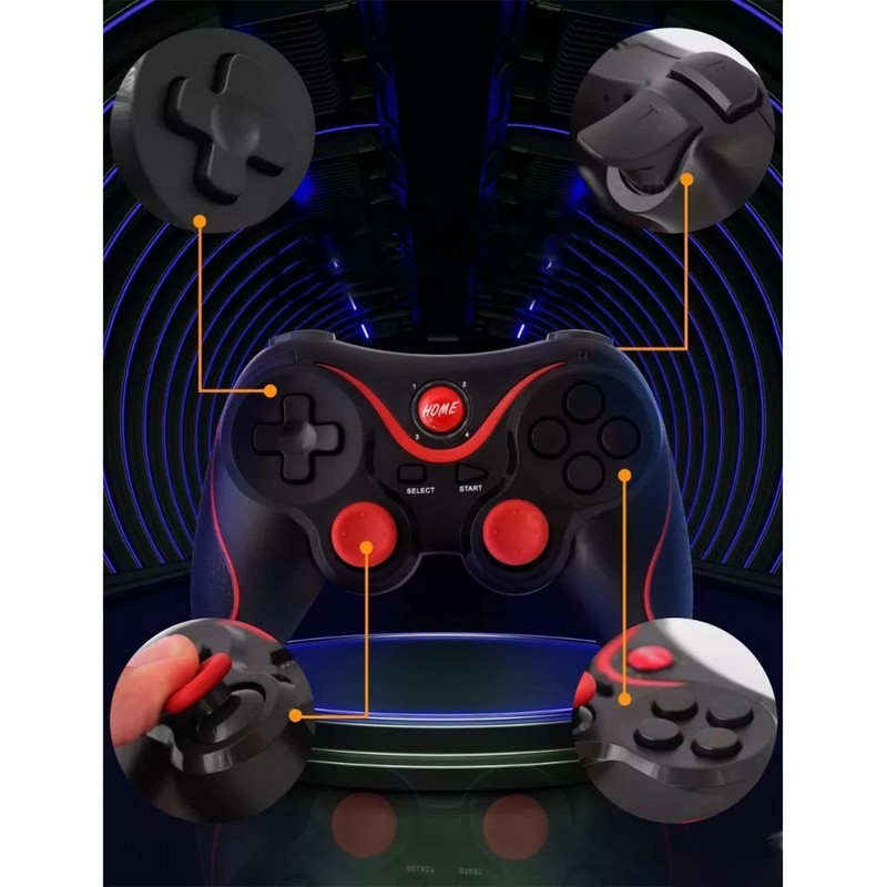 PUSOKEI Gaming Controller, Bluetooth Game Controller for Android, IOS, Mobile