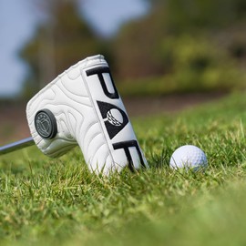 Mytag Blade Putter Cover Golf Head Putter Cover Head Cover Pin Type Blade Putter Cover Magnetic Closure PAR