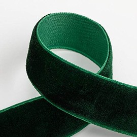 Velvet Ribbon 18mm x 10 Metres - Bottle Green