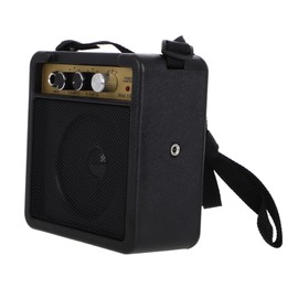 Operitacx 1 Satz E-Gitarren-Verstärker Lautsprecher Verstärker Mini Bass Amp akustischer Gitarrenverstärker Kleiner Gitarrenverstärker Tragbarer Gitarrenverstärker Plastik Schwarz