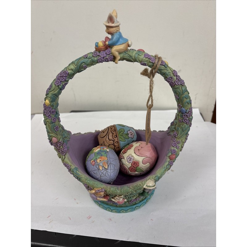 Enesco Jim Shore On The Hunt For Easter Surprises Basket