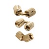 Hsthe Sea 4 Pcs Brass Hidden Concealed Hinge Invisible Barrel