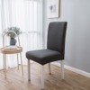 6Pcs Elegant Simple Style Polyester Elastic Chair Cover Furniture Accessories