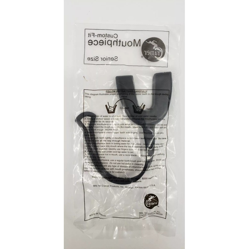 Cramer Custom Fit Strapless Mouth Piece - Senior Size