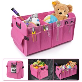 Cargo Trunk Organizer Foldable for Car Storage with Reinforced Handles Suv Truck