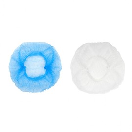 Disposable Non-woven Multi-purpose Hair Cap 100 Count White
