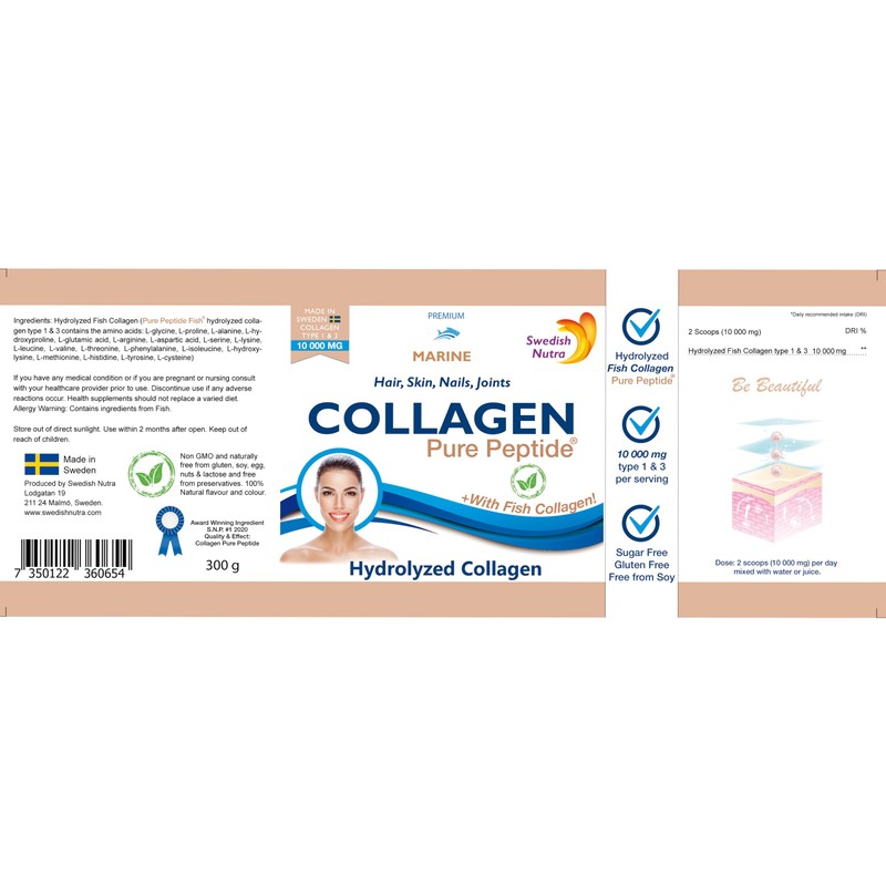Swedish Nutra Swedish Nutra - Powder Marine Collagen - 3