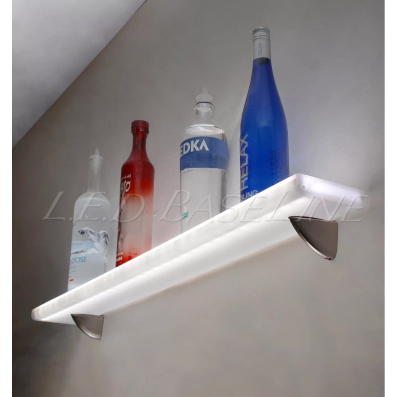 LED Baseline 32” Floating Display Shelf with LED color changing