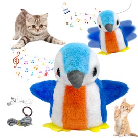 Ecoret-Pro Interaktives Katzenspielzeug, wiederaufladbares Katzenspielzeug mit beweglicher Intelligenz, Pinguin