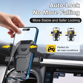 Sunsdrew Car Phone Holder for 2016-2023 Toyota Tacoma 3rd Gen. Auto Accessories,Adjustable Tacoma Air Vent Mount Holder,Tacoma Cell Phone Mount Cradles Ultra Stable Phone Stand for All Phones