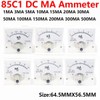 호환 아날로그 미터 패널 측정 범위 DC 앰프 85C1-mA 1mA